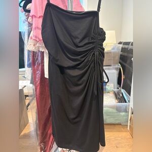 Urban Outfitters Black One Shoulder Dress